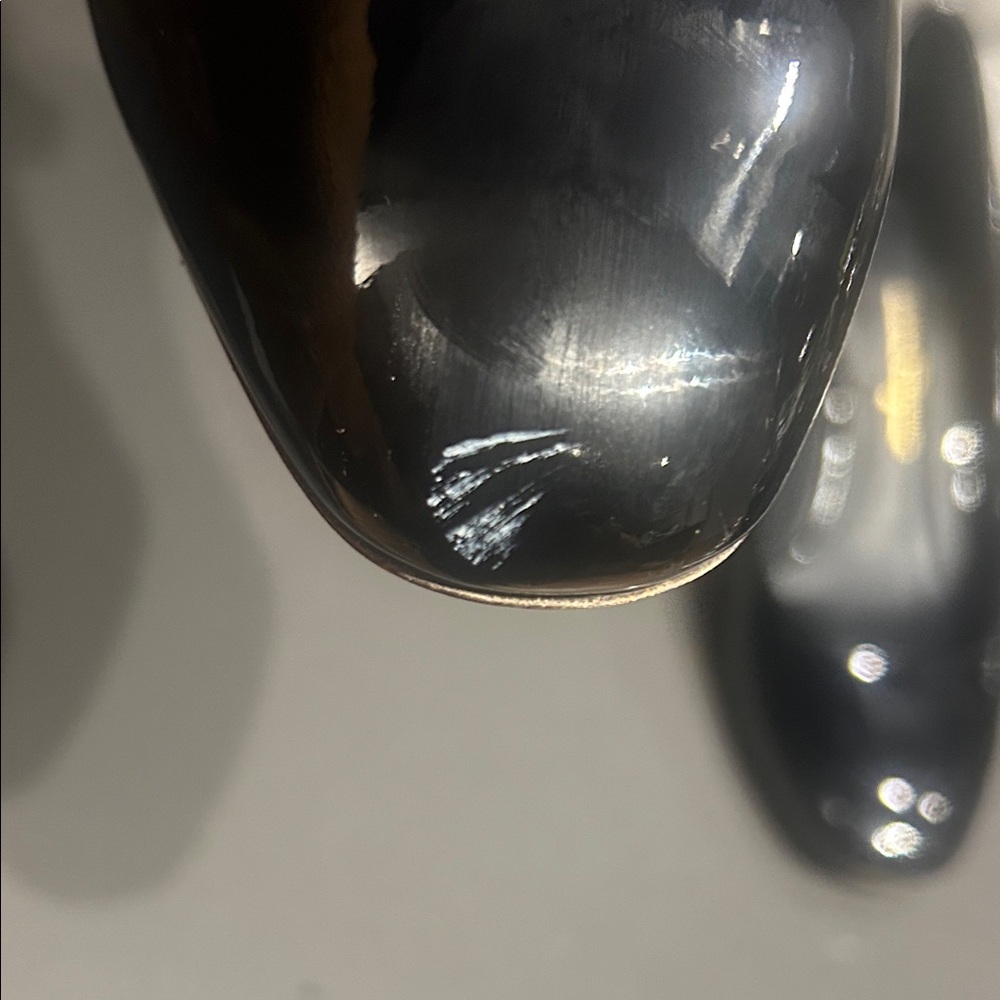 Salvatore Ferragamo Black Patent Leather Heels - Picture 9 of 9